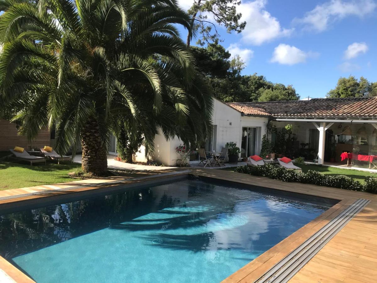 La Maison De La Dune: Beachfront Oasis with Jacuzzi and Heated Pool La Couarde-sur-Mer Exterior photo